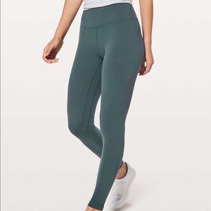 Lululemon Align Pant Size 4 Green Smoke 7/8 Length